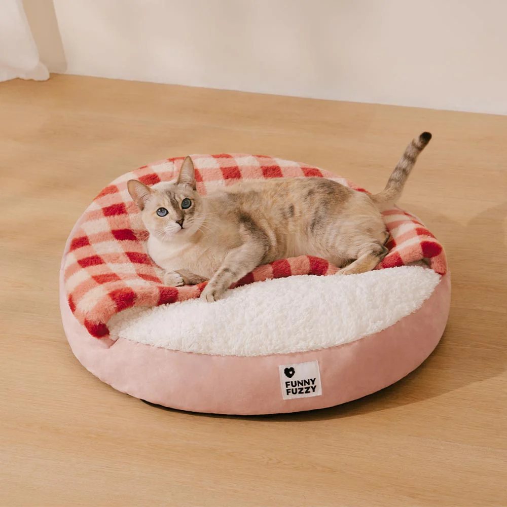 Washable Ultra Soft Sleeping Round Cat Bed - Image 12