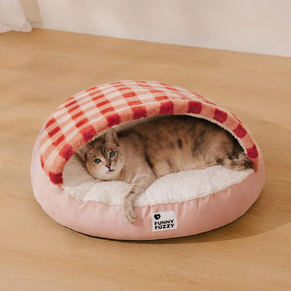 Washable Ultra Soft Sleeping Round Cat Bed - Image 3