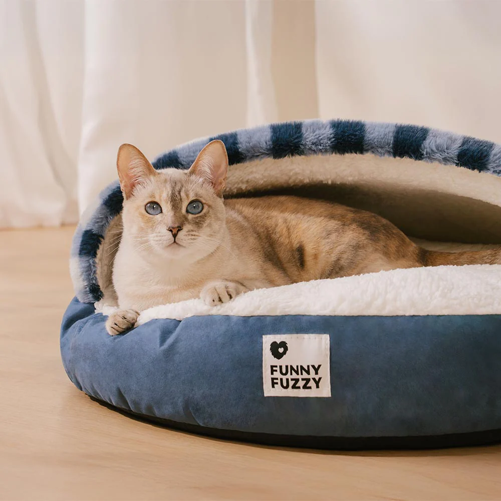 Washable Ultra Soft Sleeping Round Cat Bed - Image 6
