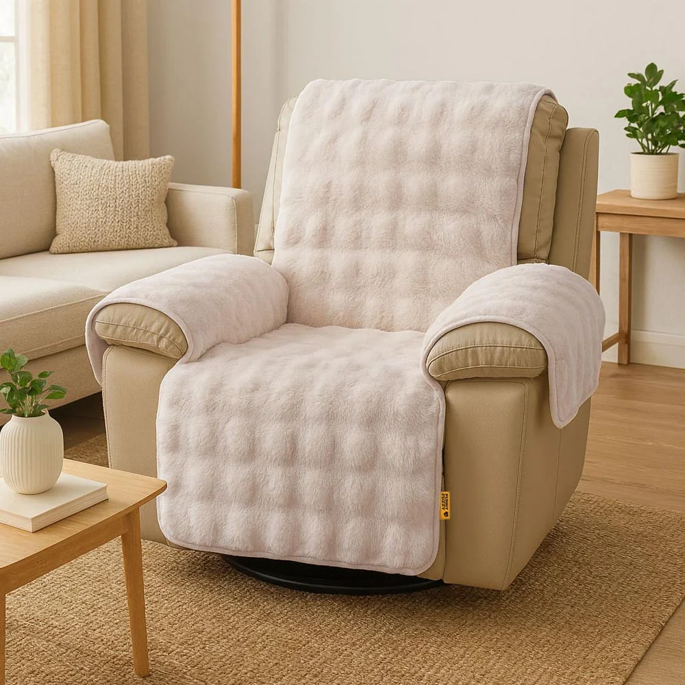 Water-resistant Fluffy Soft Furniture Protector Couch Cover-EverDry - Image 10