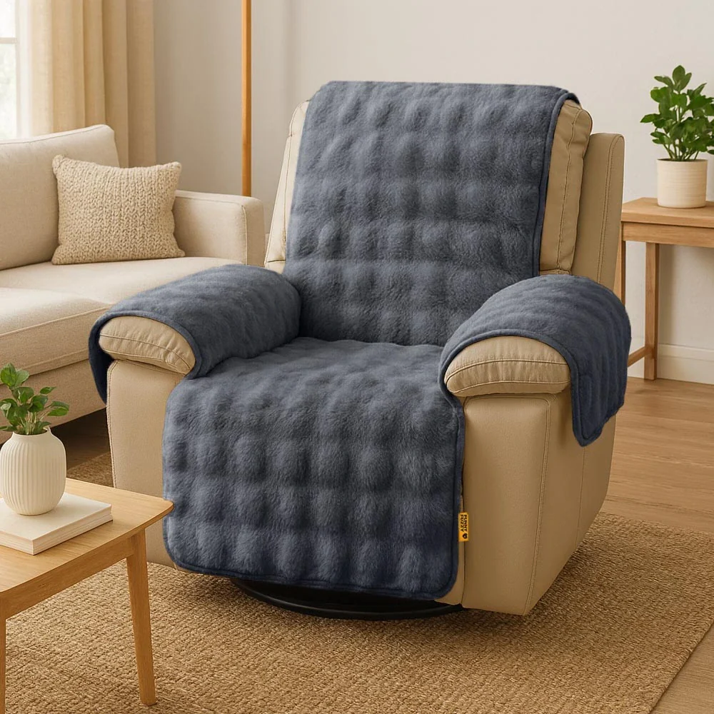 Water-resistant Fluffy Soft Furniture Protector Couch Cover-EverDry - Image 8