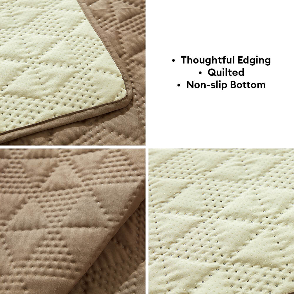 Waterproof Non-Slip Geometric Embossed Multi-Purpose Pet Mat Mattress Protector - Image 6
