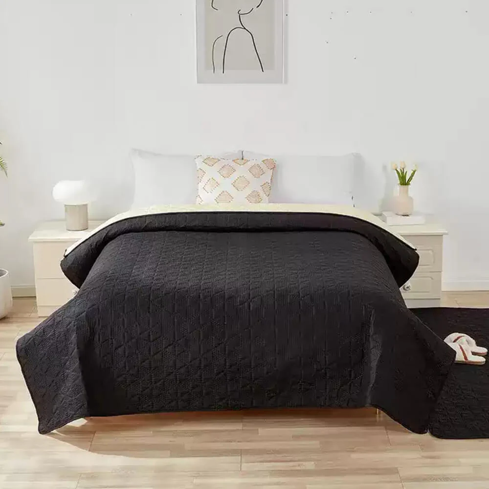 Waterproof Non-Slip Geometric Embossed Multi-Purpose Pet Mat Mattress Protector - Image 8