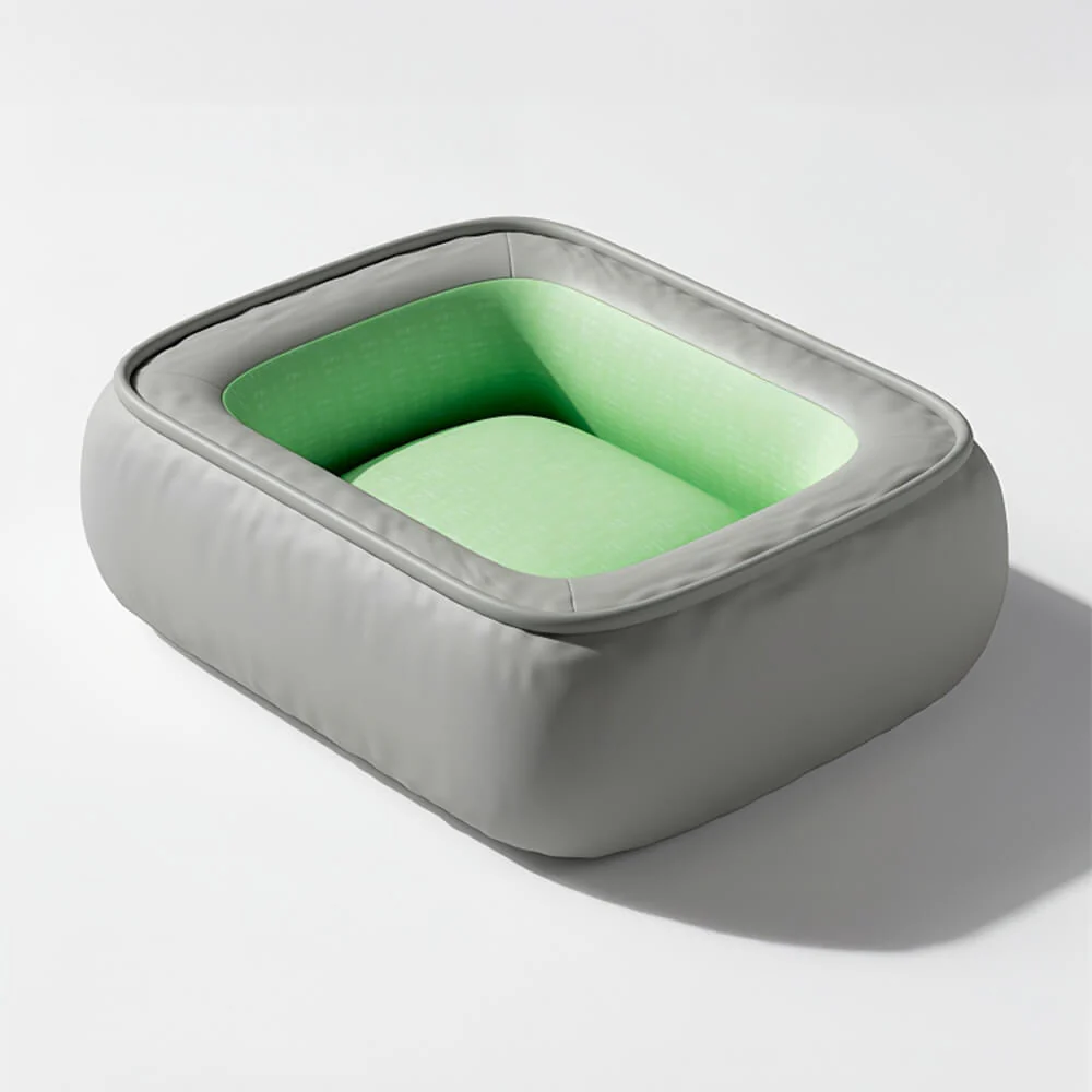 Waterproof Non-stick PU Leather Scratch-resistant Full Support Dog Bed - Image 10