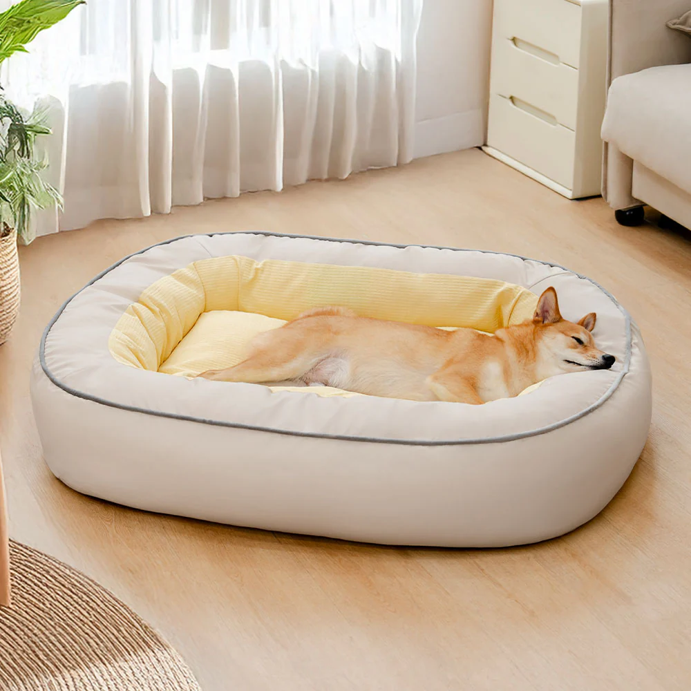 Waterproof Non-stick PU Leather Scratch-resistant Full Support Dog Bed - Image 13