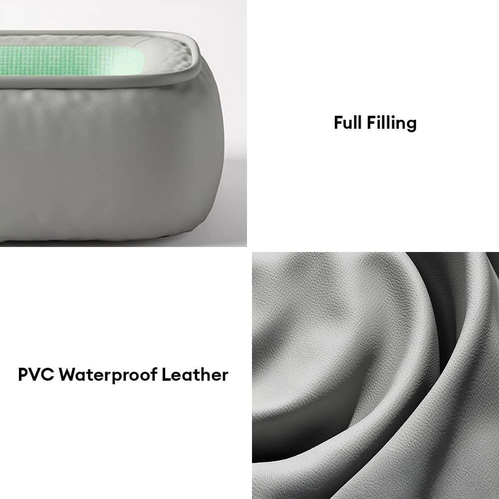 Waterproof Non-stick PU Leather Scratch-resistant Full Support Dog Bed - Image 5