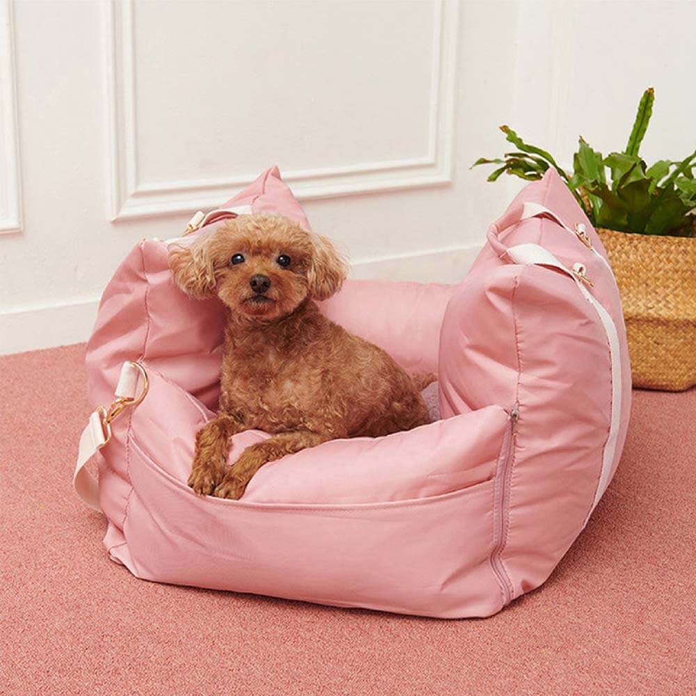 Waterproof Travel Dog Car Seat Bed - First Class - Image 14