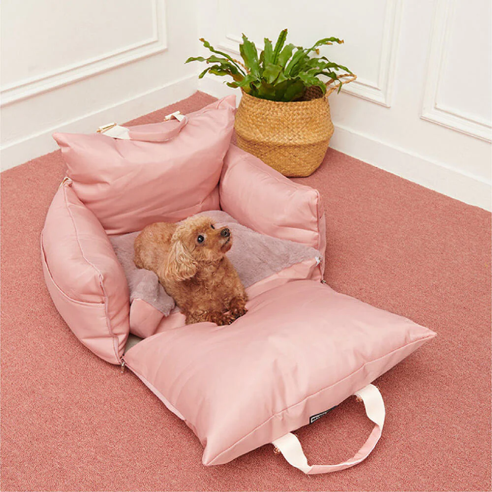 Waterproof Travel Dog Car Seat Bed - First Class - Image 16