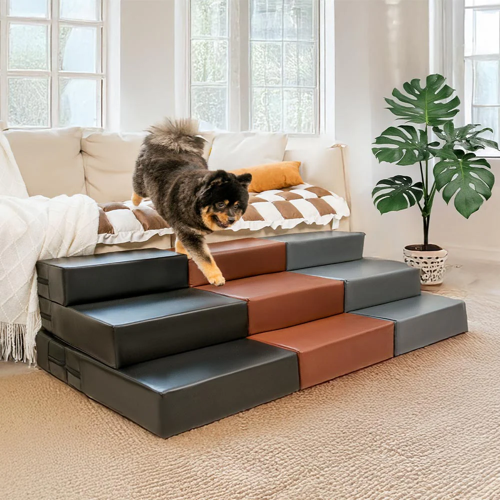 Waterproof Washable PU Leather Modular Multi-Level Pet Stairs - Image 11