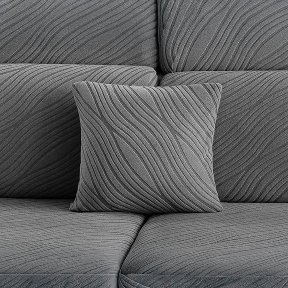 Wave Jacquard Sofa Stretch Anti-Slip Full Wrap Magic Couch Cover - Image 6
