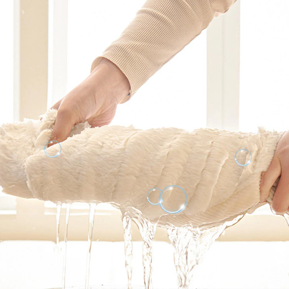 Wave Textured Plush Non-Slip Couch Cover - Image 11