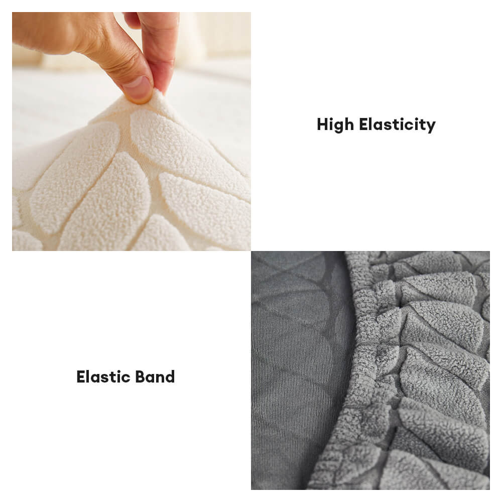 Wheat Leaf Texture All-Season Universal Elastic Full Protection Magic Couch Cover - Image 6